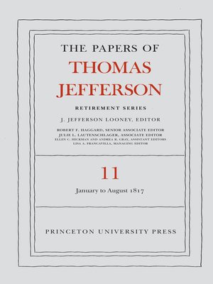cover image of The Papers of Thomas Jefferson, Retirement Series, Volume 11